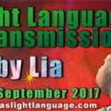 Light Language Transmission by Lia Livani 12th September 2017