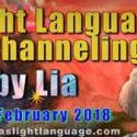 Light Language Transmission by Lia Livani 13th February 2018