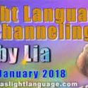 Light Language Transmission by Lia Livani 16th January 2018