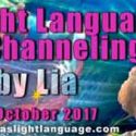 Light Language Transmission by Lia Livani 17th October 2017