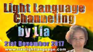 Light Language Transmission by Lia Livani 21st November 2017