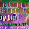 Light Language Transmission by Lia Livani 26th December 2017
