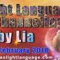 Light Language Transmission by Lia Livani 27th February 2018