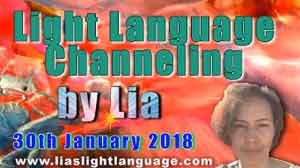 Light Language Transmission by Lia Livani 30th January 2018