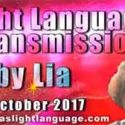 Light Language Transmission by Lia Livani 3rd October 2017