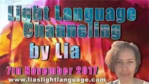 Light Language Transmission by Lia Livani 7th November 2017