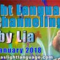 Light Language Transmission by Lia Livani 9th January 2018