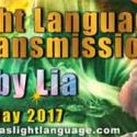 Light Language Transmission by Lia Livani 9th May 2017