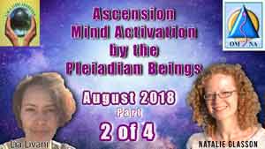 Part 2 of 4 Activations brought forth from the Pleiadian Beings channeled simultaneously by Natalie and Lia on the 28th August 2018