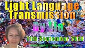 Light Language by Lia Livani 11th September 2018