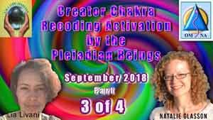 Creator Chakra Recoding Activation by the Pleiadian Beings Part 3 of 4