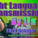 Channeled Light Language Transmission of Cosmic Love By Lia Livani 23rd October 2018