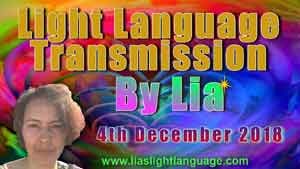 Lias Light Language 4th December 2018