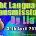 Lias Light Language 30th April 2019