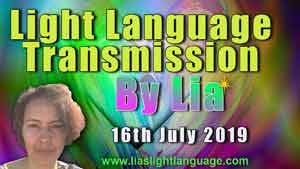 Light Language Transmission by Lia Livani 30th April 2019