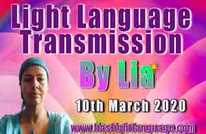 Lias Light Language Transmission of Love and Healing for 10 March 2020